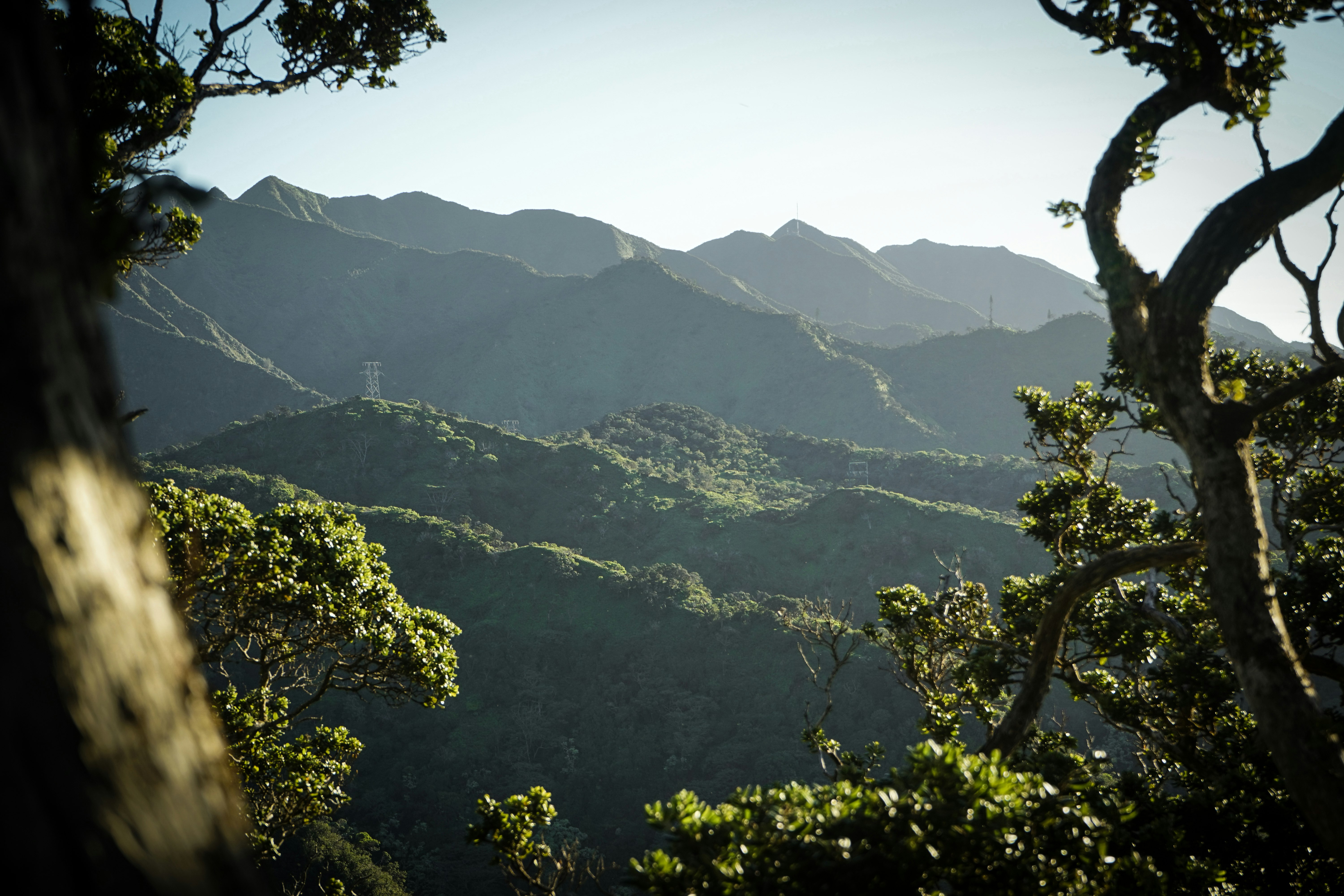 aerial view of mountains